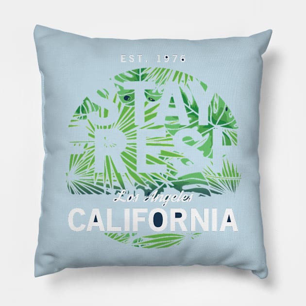 California Pillow by FunnyHedgehog