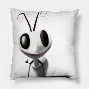 Cute Ant Drawing Pillow