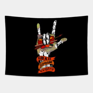 Create, Scream, Expire Art Love Sign Tapestry