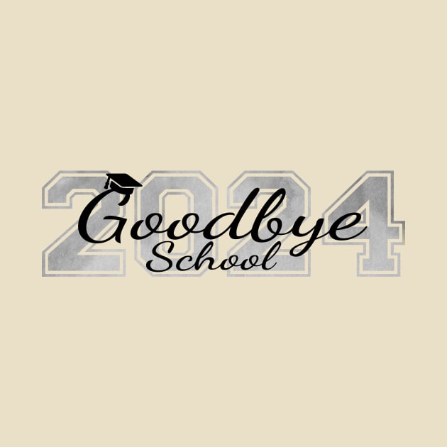 Goodbye School on Light Shirts by Ideal Action