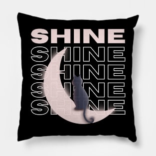 Shine t-shirt Pillow