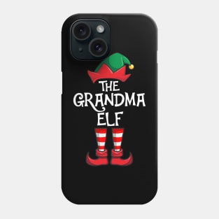 Grandma Elf Matching Family Christmas Phone Case