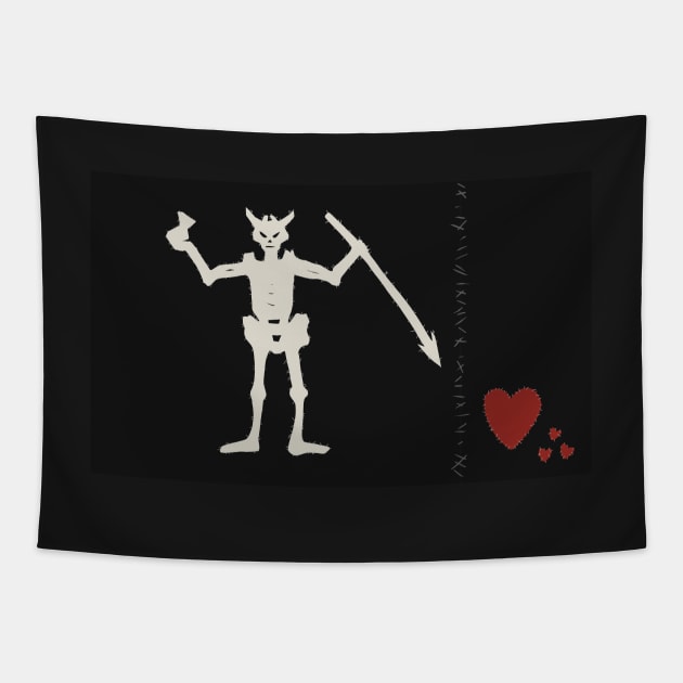 Our flag means love Tapestry by AussieDrawzz