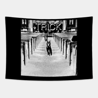 Alex G Trick Full Inverted Halftone Design Tapestry