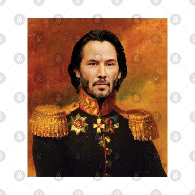 Keanu Reeves Old Portrait Painting by UselessRob