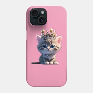 Cute little kitten princess Phone Case