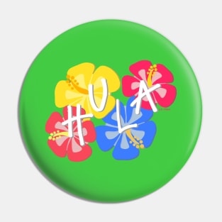 Hula Flowers Pin