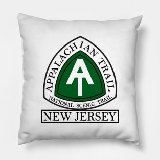 Appalachian Trail National Scenic Trail New Jersey NJ Pillow