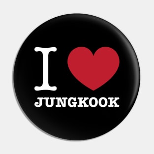 I love jungkook white Morcaworks Pin