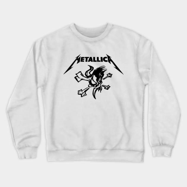 metallica crew neck sweatshirt