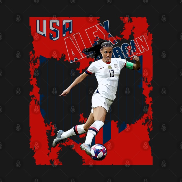 Alex Morgan || 13 || USA by Aloenalone