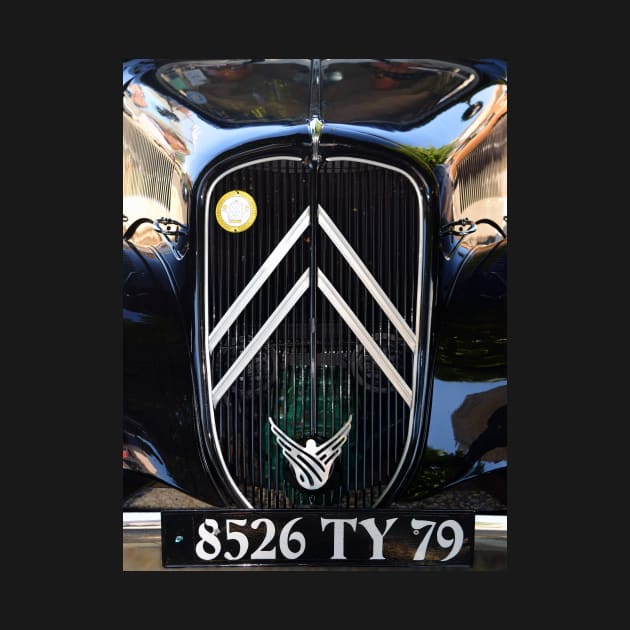 Citroën Traction Avant, vintage French car historical vehicle by JonDelorme