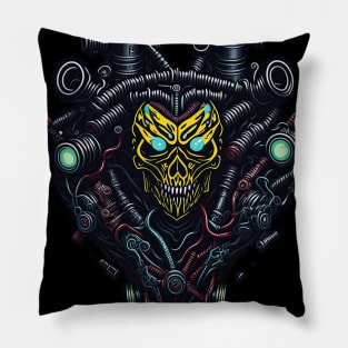 Cyborg Hearts Pillow