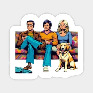 Threes company Magnet