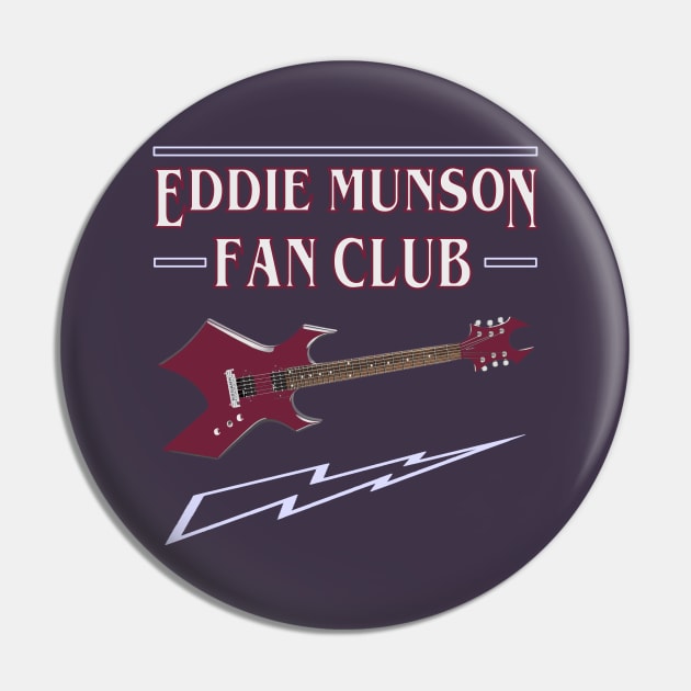 Eddie Munson Fan Club Pin by Blended Designs