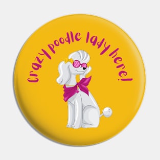 Poodle mom Pin