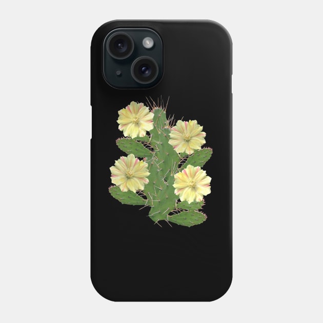 Cactus - cactus flower - flower - flora in Africa Phone Case by T-SHIRTS UND MEHR