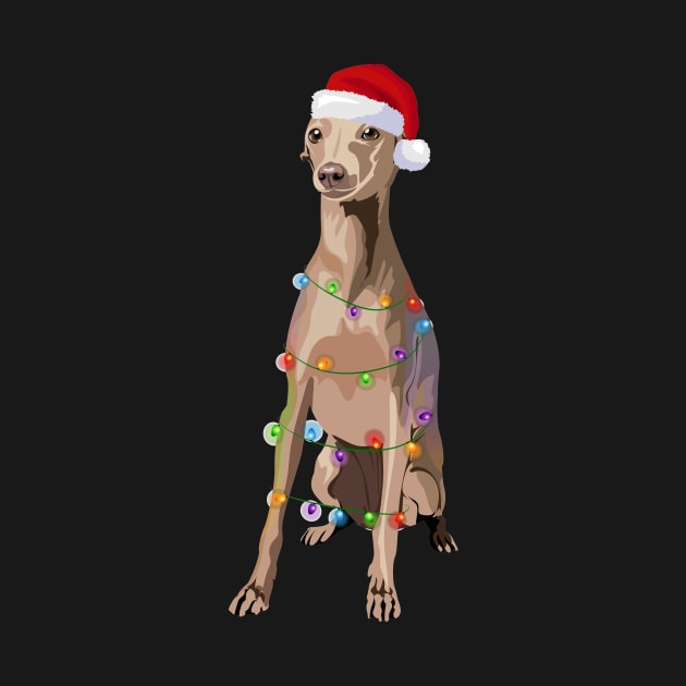 Italian Greyhound Christmas Lights Xmas by magazin