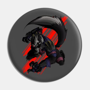 Wolf Bounty Hunter (W/O text) Pin