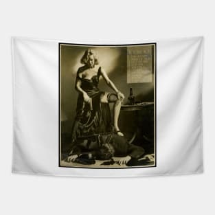 Vintage Hollywood Movie Poster Censorship Hays Code A.L. Whitey Schafer (1934) Tapestry