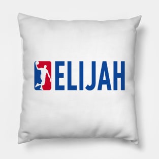 Elijah NBA Basketball Custom Player Your Name T-Shirt Pillow