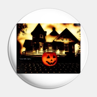 Jack-O-Laptop Pin