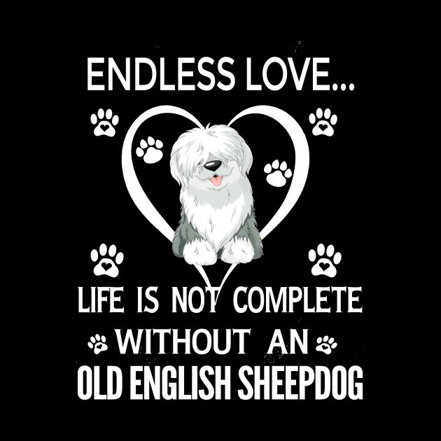 Old English Sheepdog Tshirt by bienvaem