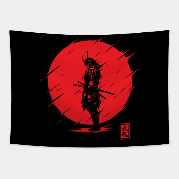 Samurai Spirit Tapestry by StevenToang