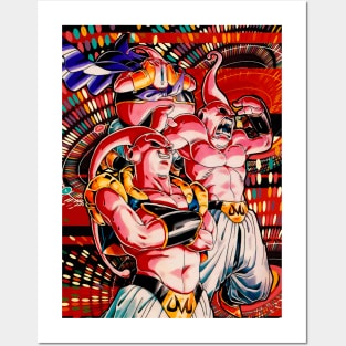 Majin Buu Streetwear anime design for dragon ball Poster for Sale by  WahomeV