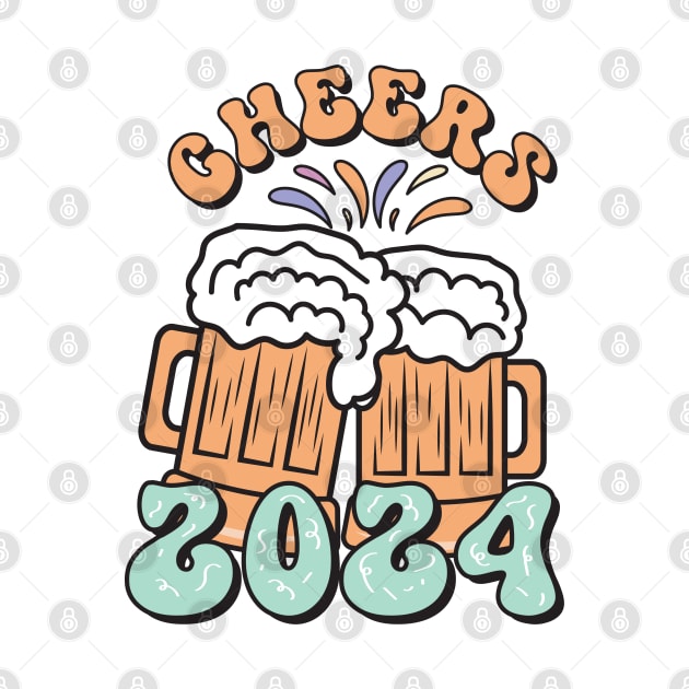 Cheers 2024 by MZeeDesigns