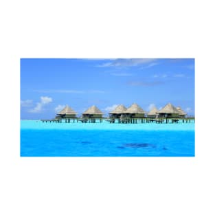 Overwater bungalows - Bora Bora T-Shirt