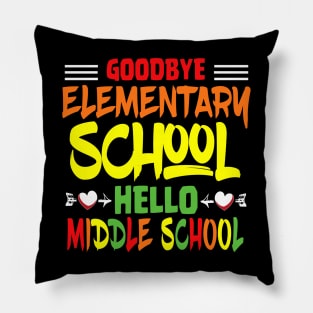 GOODBYE ELEMENTARY SCHOOL COLORED Pillow