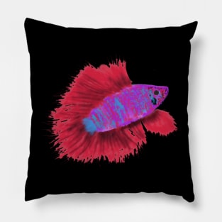 Siamese Fighting Fish Pillow