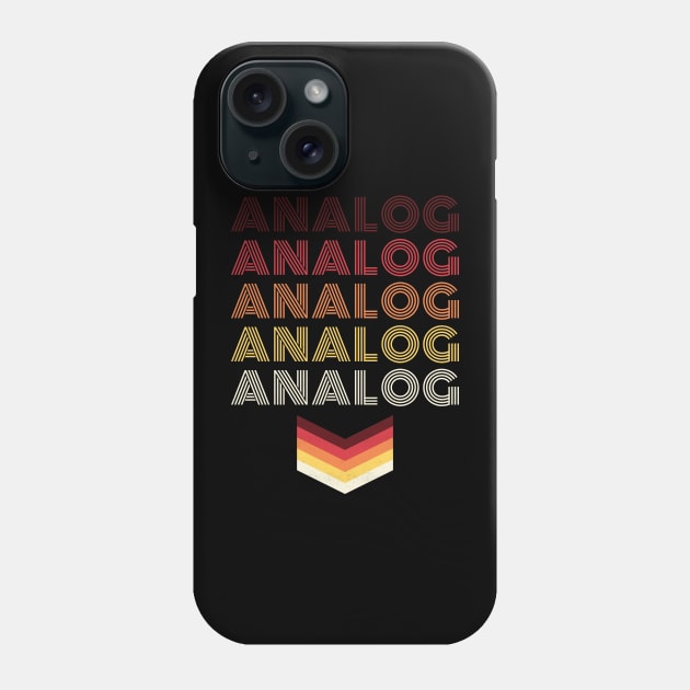 Retro Analog Phone Case by Analog Designs