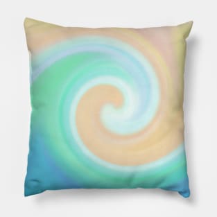 Abstract Beach Sand Ocean Wave Pillow