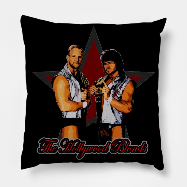 Hollywood Blonds Pillow by WithinSanityClothing