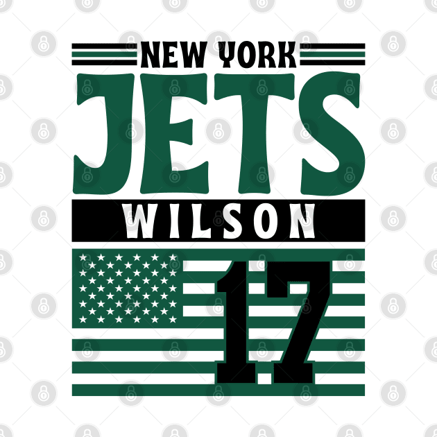 New York Jets Wilson 17 American Flag Football by Astronaut.co