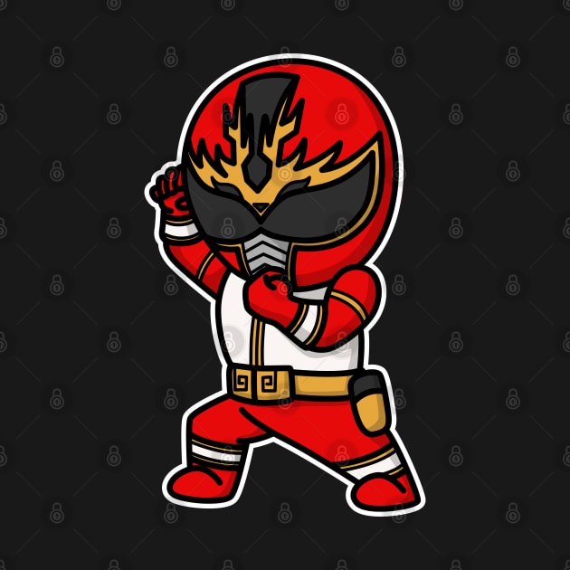 RyuuRanger Gosei Sentai Dairanger Chibi Kawaii Style by The Toku Verse