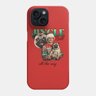 Funny Christmas Party Shirt Pug Phone Case