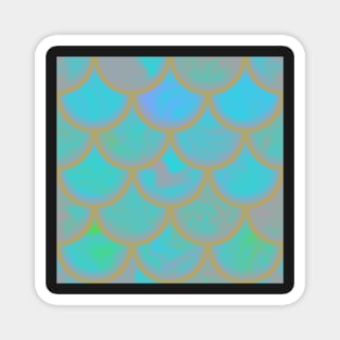 Opalescent scales Magnet