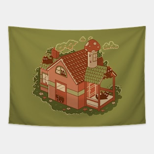 Cottage Kittens  by Tobe Fonseca Tapestry