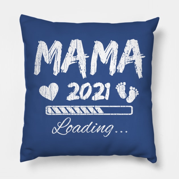 Mama 2021 Pillow by Throbpeg