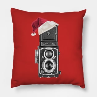 Christmas Vintage Camera Pillow