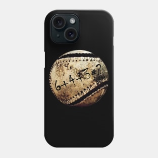 Baseball sabermetrics Baseball 6432 Double Play Phone Case