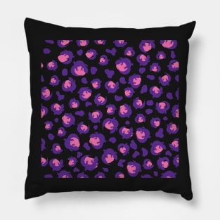 Leopard Gecko Print (Purple & Pink) Pillow