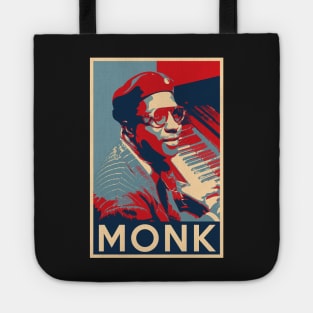 Thelonious Monk Hope Poster - Sizes of Jazz History Tote