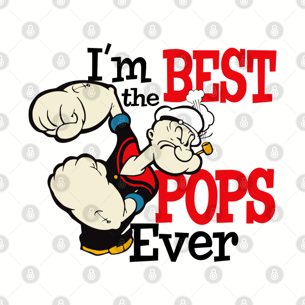 I'm The Best Pops Ever by Alema Art
