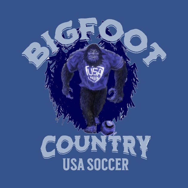 bigfoot usa soccer by Rob's Tee's