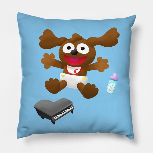 When Your Room Looks Kinda Weird - Rowlf Pillow by TheGreatJery