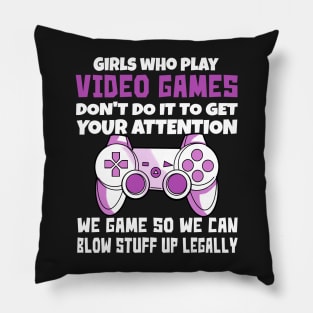 girslwhoplay.10 Pillow